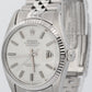 Rolex DateJust 36mm SILVER Stainless Steel 18K White Gold JUBILEE Fluted 16014