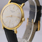 VINTAGE Patek Philippe Calatrava Gubelin 35mm 18K Yellow Gold Ivory Leather 3429