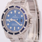 Rolex Submariner Date BLUE DIAMOND SAPPHIRE Stainless Steel 40mm 116610 Watch