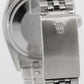 Rolex DateJust 36mm SILVER Stainless Steel 18K White Gold JUBILEE Fluted 16014