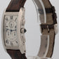 Cartier Tank Americaine 2312 W2603356 18K Ivory Roman 26mmX45mm Quartz Watch