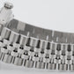Rolex DateJust 36mm SILVER Stainless Steel 18K White Gold JUBILEE Fluted 16014