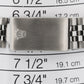 Rolex DateJust 36mm SILVER Stainless Steel 18K White Gold JUBILEE Fluted 16014