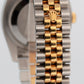 Rolex DateJust 116263 Turn-O-Graph 36mm Gray Two-Tone Yellow Gold Steel Watch