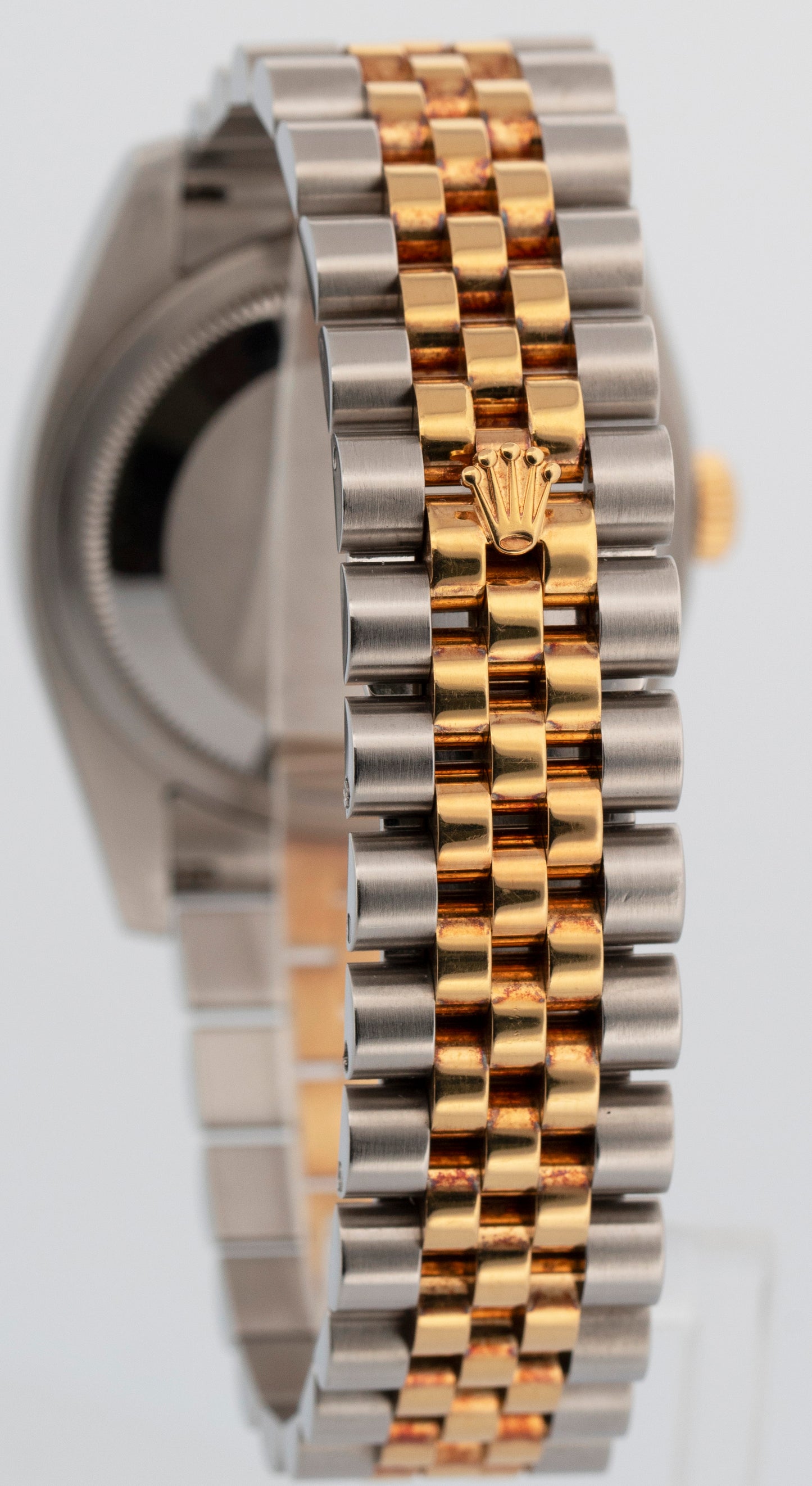 Rolex DateJust 116263 Turn-O-Graph 36mm Gray Two-Tone Yellow Gold Steel Watch