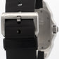 Cartier Santos 100 XL 2656 W20121U2 Black Rubber Stainless Steel 38mm Watch