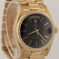 1984 Rolex Day-Date President BLACK 36mm 18K Yellow Gold Fluted 18038 Watch
