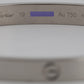 2025 Cartier Love Bracelet Size 19 18K White Gold Box Papers