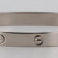 2025 Cartier Love Bracelet Size 19 18K White Gold Box Papers