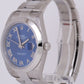 STICKERED 2021 PAPERS Rolex DateJust 41 AZZURRO BLUE Steel Oyster 126300 B+P