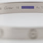 2025 Cartier Love Bracelet Size 19 18K White Gold Box Papers