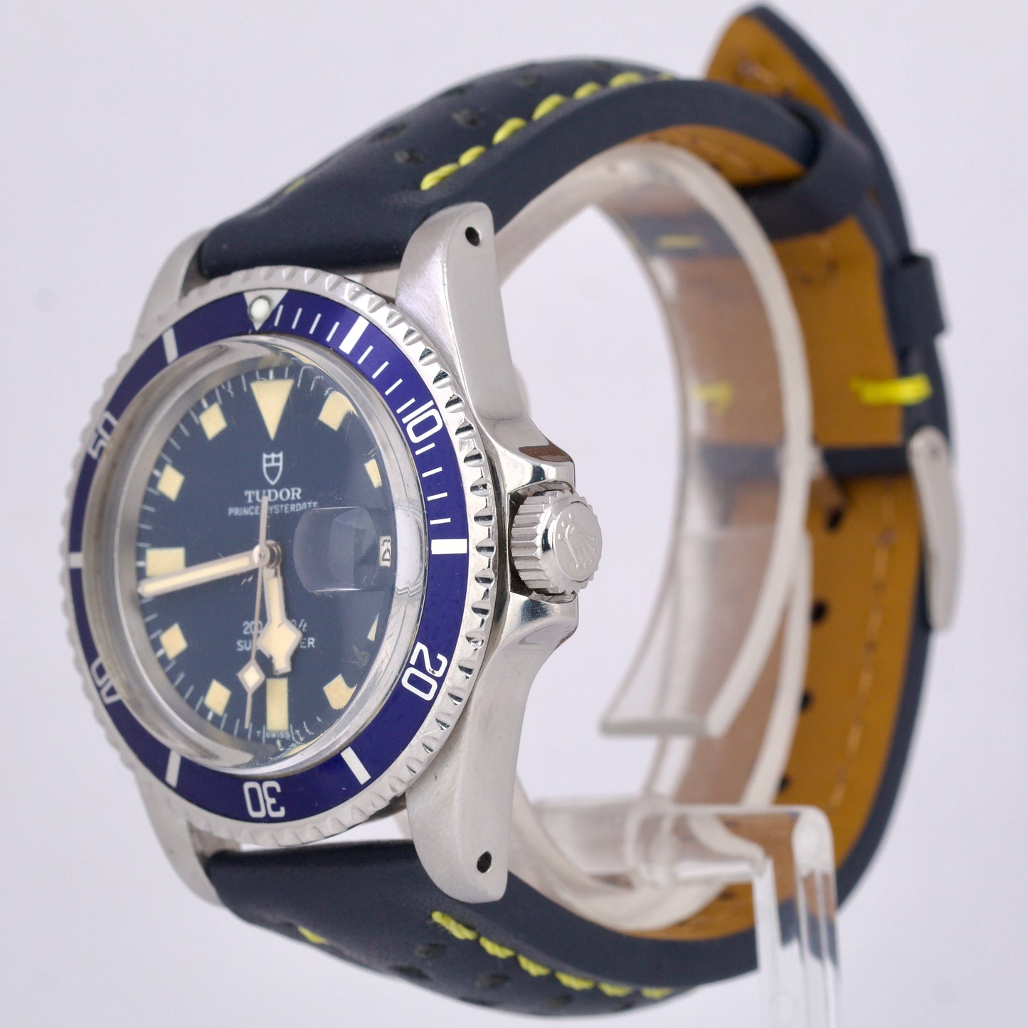 1978 Tudor Prince Oysterdate Submariner SNOWFLAKE 40mm Blue Stainless 9411/0