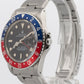 1982 Rolex GMT-Master 16750 Pepsi Red Blue Glossy Dial Steel 40mm Oyster Watch