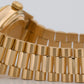 1981 Rolex Day-Date President 18038 Black Fluted 18K Yellow Gold 36mm Watch