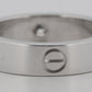 Cartier Love Ring Size 60 Diamond 18K White Gold Box