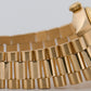 1981 Rolex Day-Date President 18038 Black Fluted 18K Yellow Gold 36mm Watch