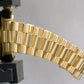 1981 Rolex Day-Date President 18038 Black Fluted 18K Yellow Gold 36mm Watch