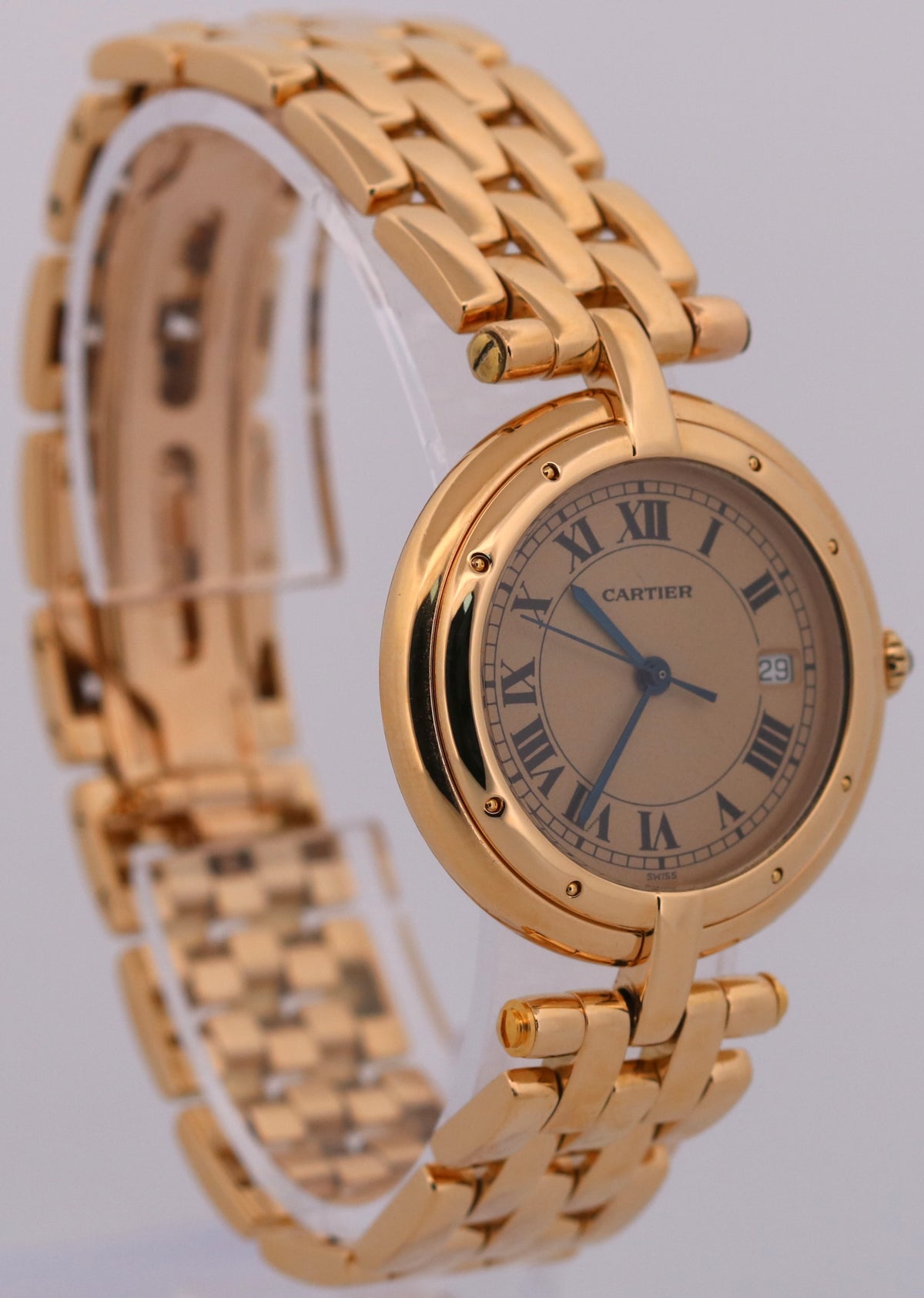 Cartier Panthere Vendome 883964 18K Yellow Gold Patina 30mm Quartz Watch
