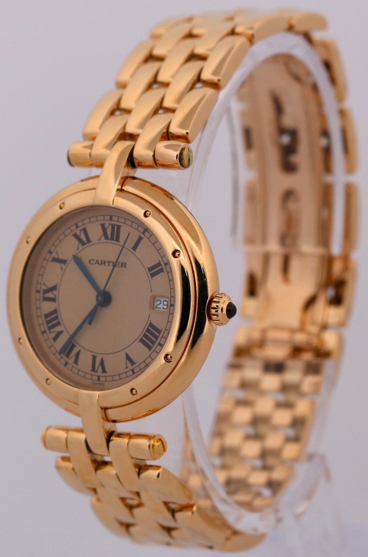 Cartier Panthere Vendome 883964 18K Yellow Gold Patina 30mm Quartz Watch
