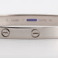 2020 Cartier Love Bracelet Size 17 18K White Gold Box