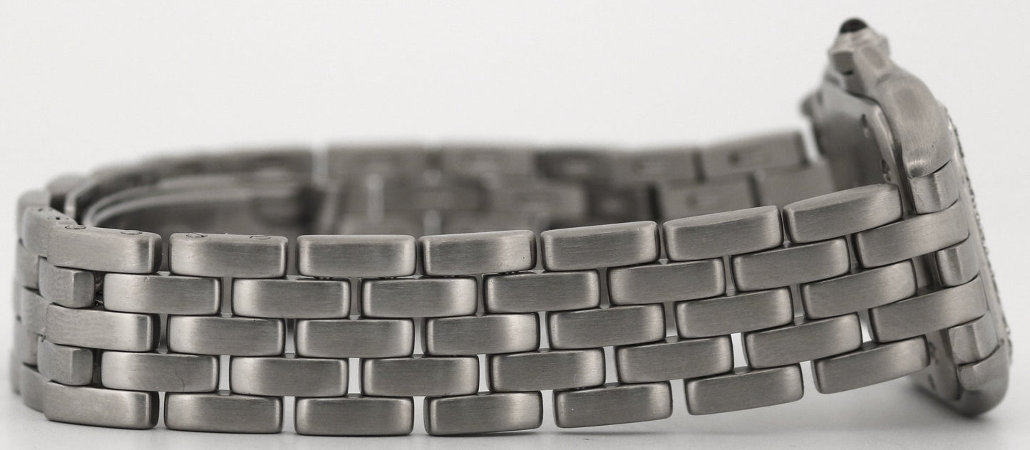 Ladies Cartier Panthere Stainless Steel DIAMOND Roman 22mm Quartz 1320 W25033F5