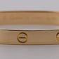 2019 Cartier Love Bracelet Size 18 18K Yellow Gold Box Papers