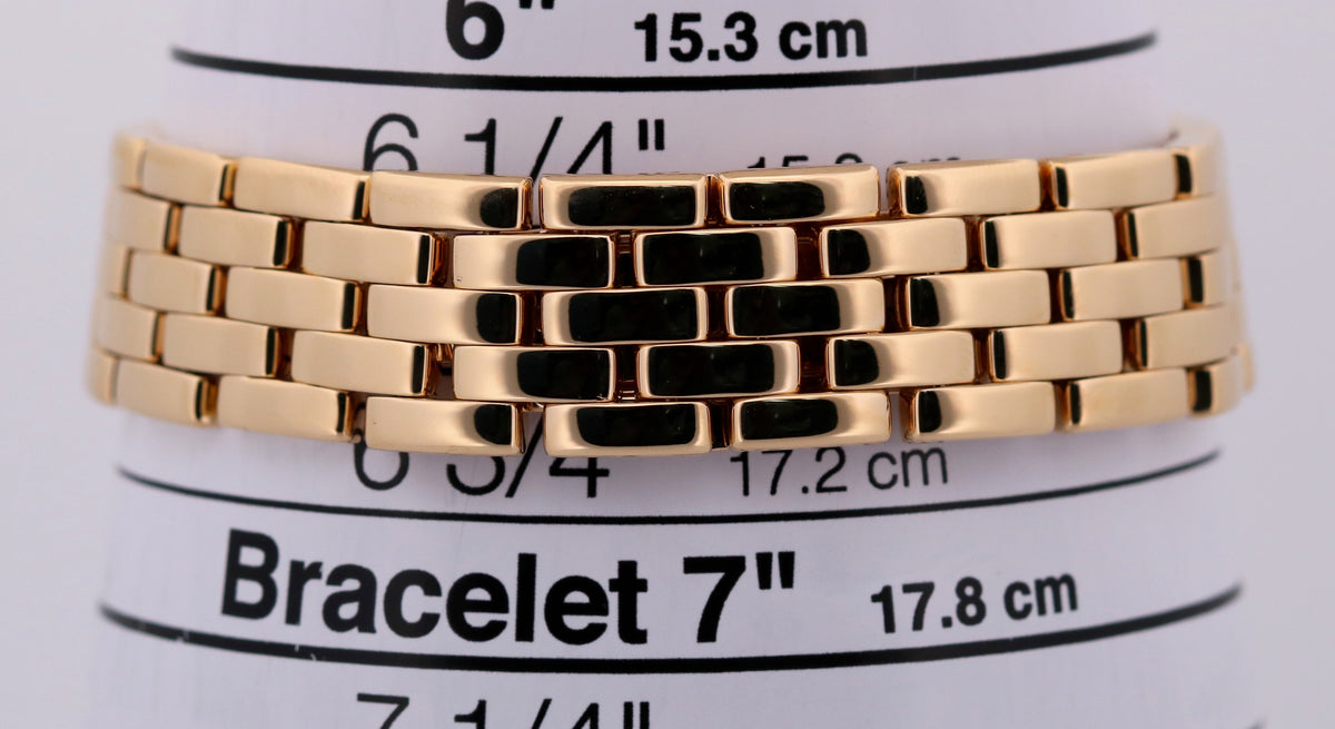 Cartier Panthere Vendome 883964 18K Yellow Gold Patina 30mm Quartz Watch