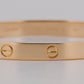 2019 Cartier Love Bracelet Size 18 18K Yellow Gold Box Papers