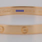 2019 Cartier Love Bracelet Size 18 18K Yellow Gold Box Papers