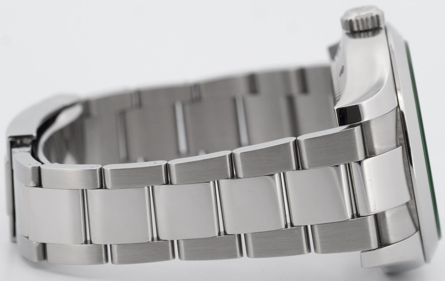 UNPOLISHED Rolex Milgauss BLUE Green Stainless RANDOM SERIAL 40mm 116400 GV