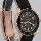 2022 Rolex Yacht-Master 268655 Black 18K Rose Gold Oysterflex 37mm Box Papers