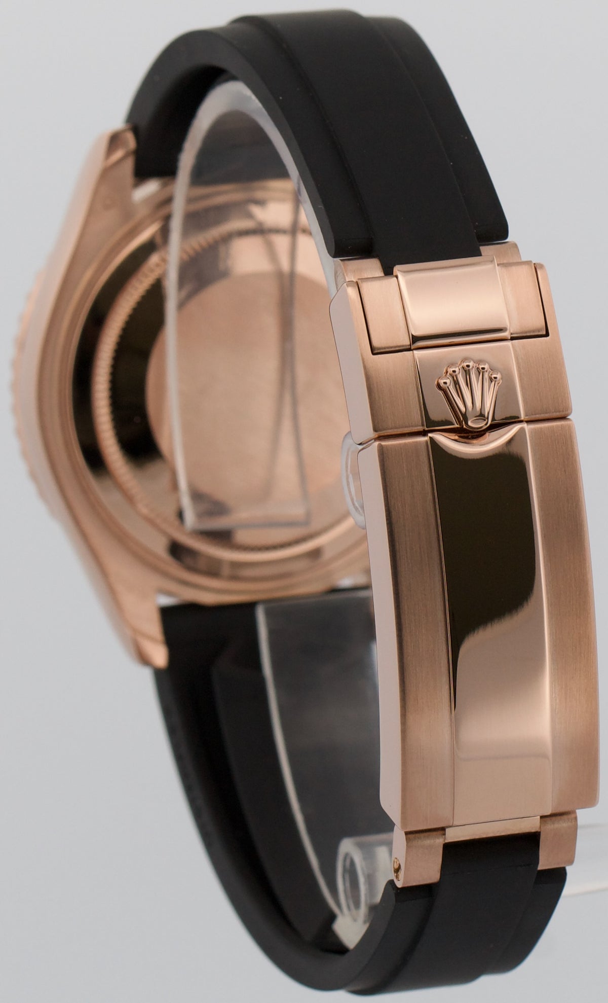 2022 Rolex Yacht-Master 268655 Black 18K Rose Gold Oysterflex 37mm Box Papers