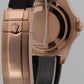 2022 Rolex Yacht-Master 268655 Black 18K Rose Gold Oysterflex 37mm Box Papers