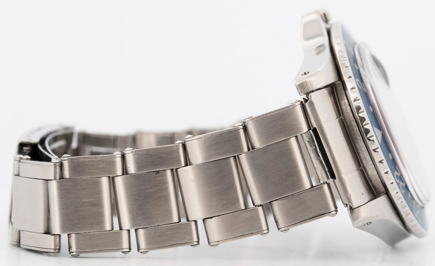 1969 PAPERS FUCHSIA Rolex GMT-Master Red Blue PEPSI LONG-E Watch 40mm 1675 BOX