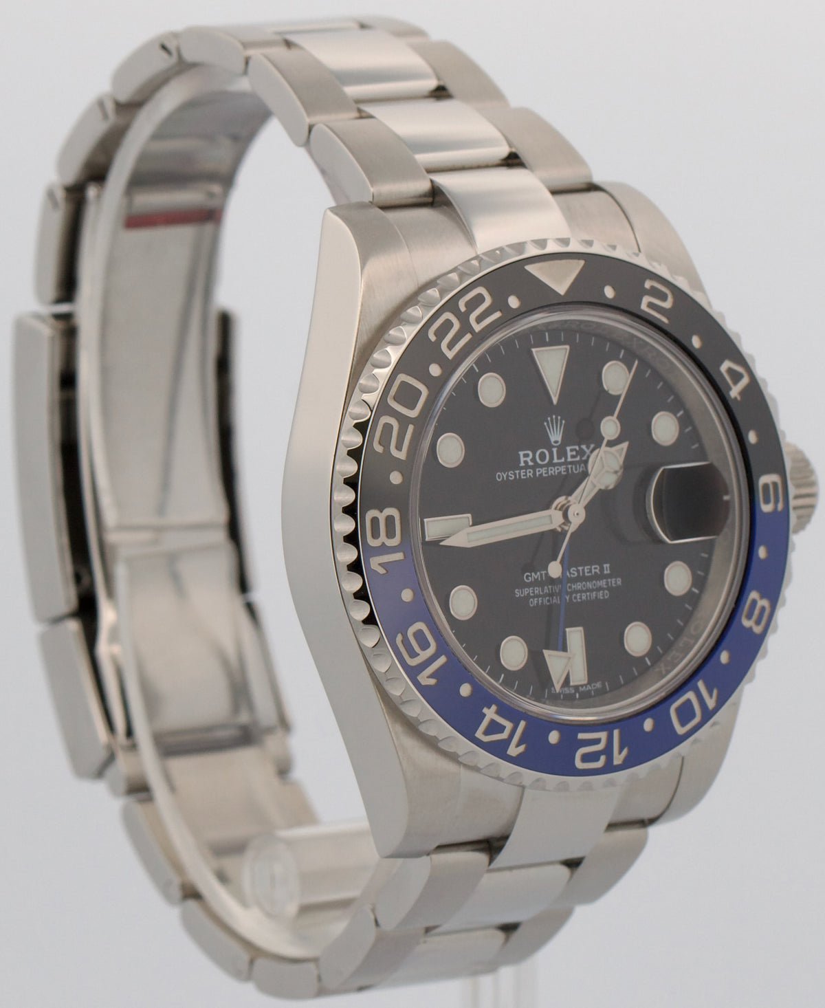 2018 Rolex GMT-Master II 116710 BLNR Batman Blue Black Steel 40mm Box Papers