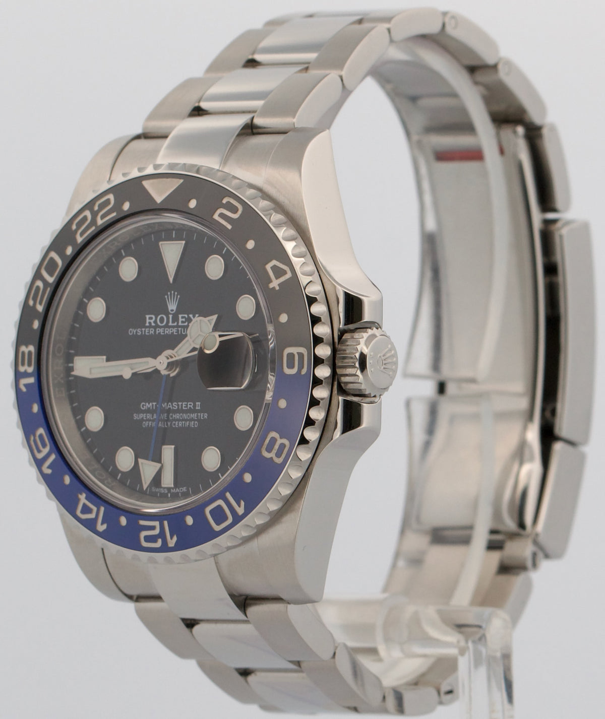 2018 Rolex GMT-Master II 116710 BLNR Batman Blue Black Steel 40mm Box Papers