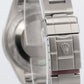 NOS STICKERED Rolex Explorer II 40mm 3186 BLACK Red Steel REHAUT 16570 Watch