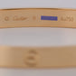 2019 Cartier Love Bracelet Size 18 18K Yellow Gold Papers