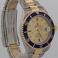 2004 Rolex Submariner Date 16613 Serti Champagne Blue Steel 18K 40mm Box Papers