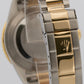 2004 Rolex Submariner Date 16613 Serti Champagne Blue Steel 18K 40mm Box Papers