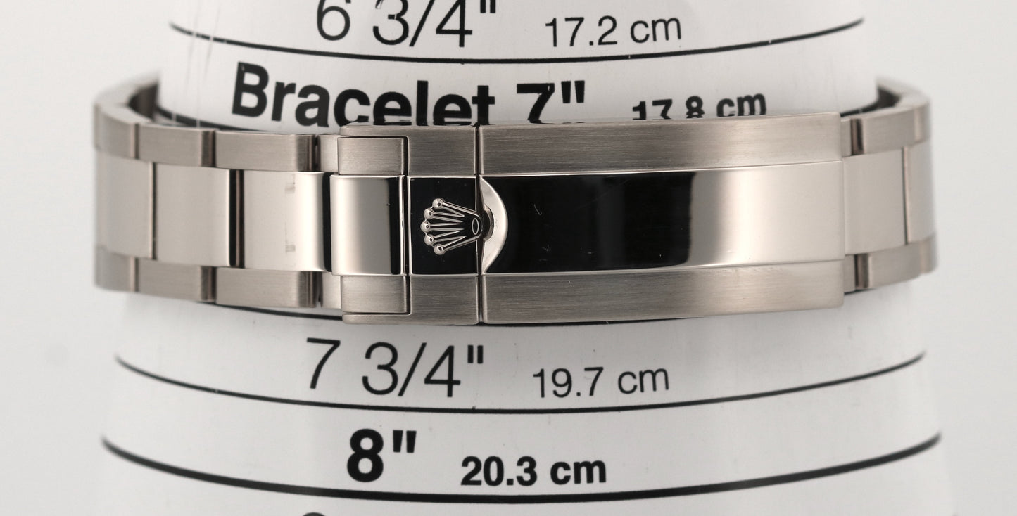 OCT 2025 RSC PAPERS Rolex Submariner Date SMURF Blue 18K Gold 40mm 116619 LB BOX