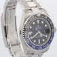 NOS STICKERED PAPERS Rolex GMT-Master II BATMAN Blue Steel 40mm 116710 B BOX