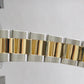 2004 Rolex Submariner Date 16613 Serti Champagne Blue Steel 18K 40mm Box Papers