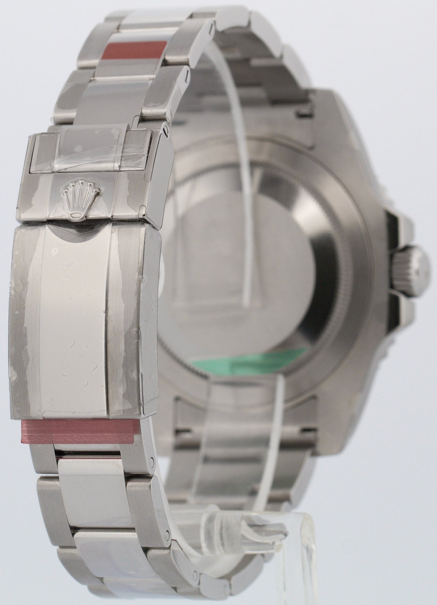 NOS STICKERED PAPERS Rolex GMT-Master II BATMAN Blue Steel 40mm 116710 B BOX