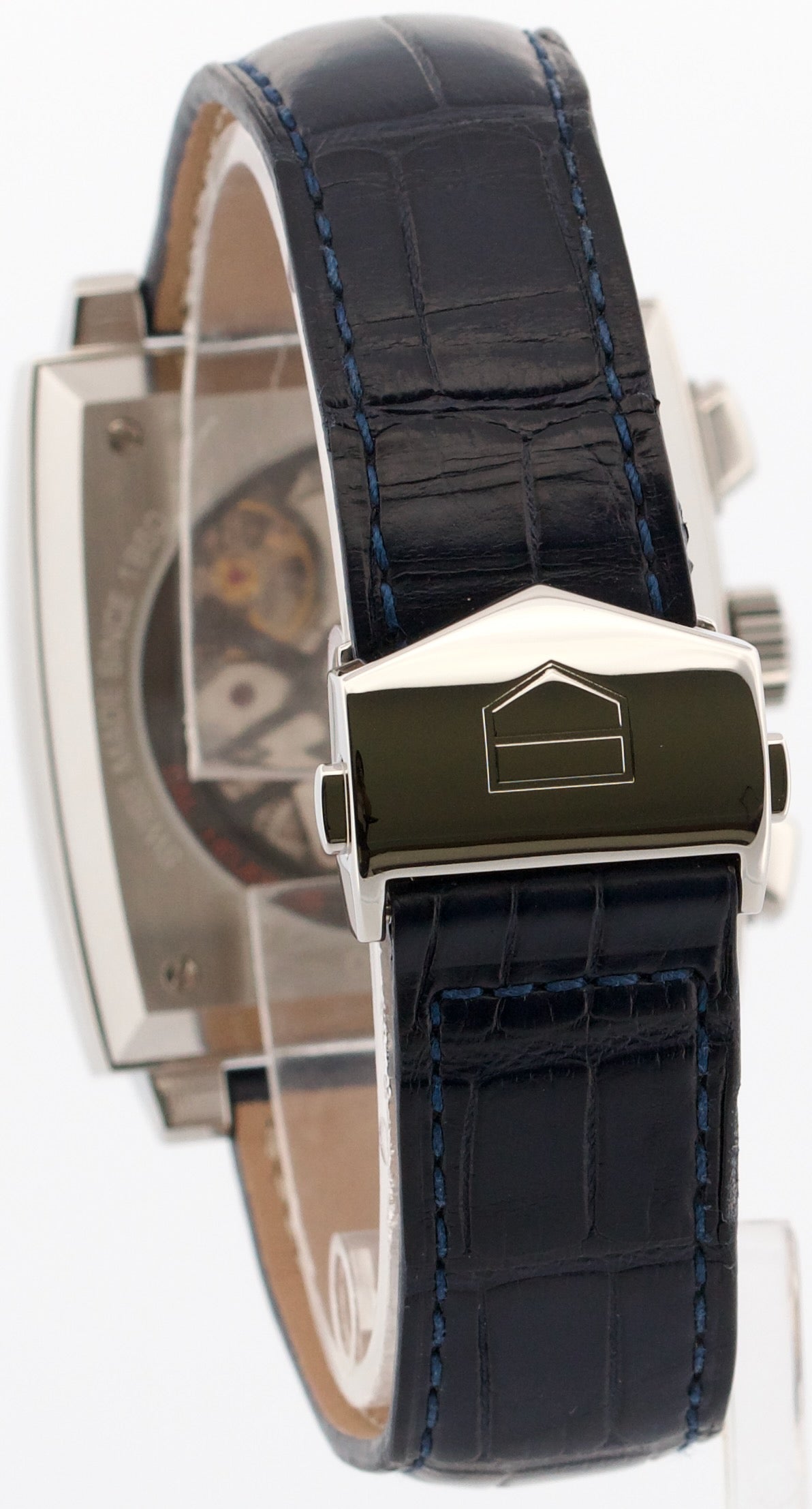 Tag Heuer Monaco CBL2111.FC6453 Blue Leather Stainless Steel 39mm Box Papers