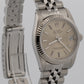 Rolex DateJust 68274 Silver Tapestry Midsize 18K Steel Jubilee 31mm Watch Box