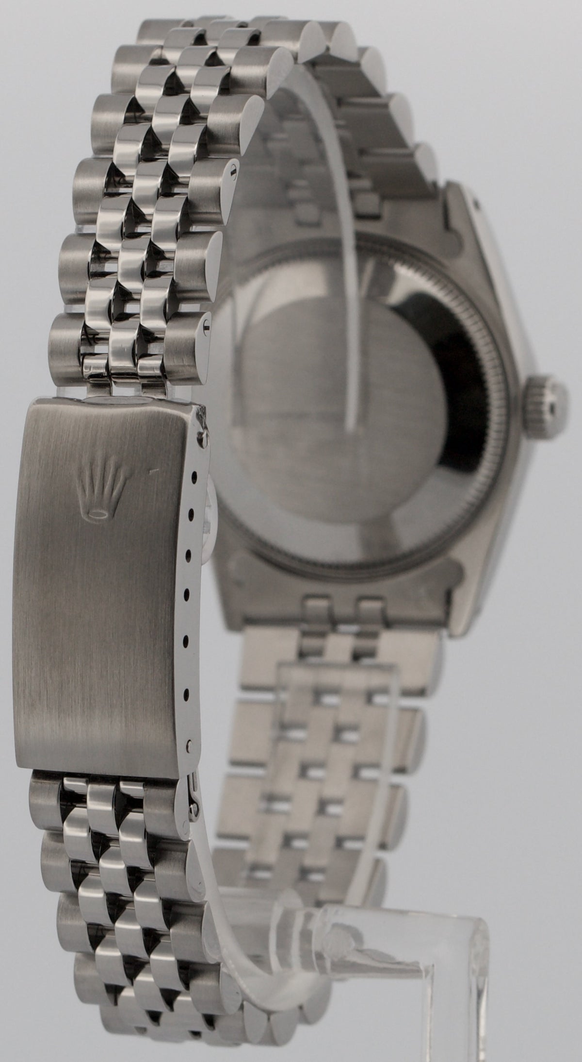 Rolex DateJust 68274 Silver Tapestry Midsize 18K Steel Jubilee 31mm Watch Box