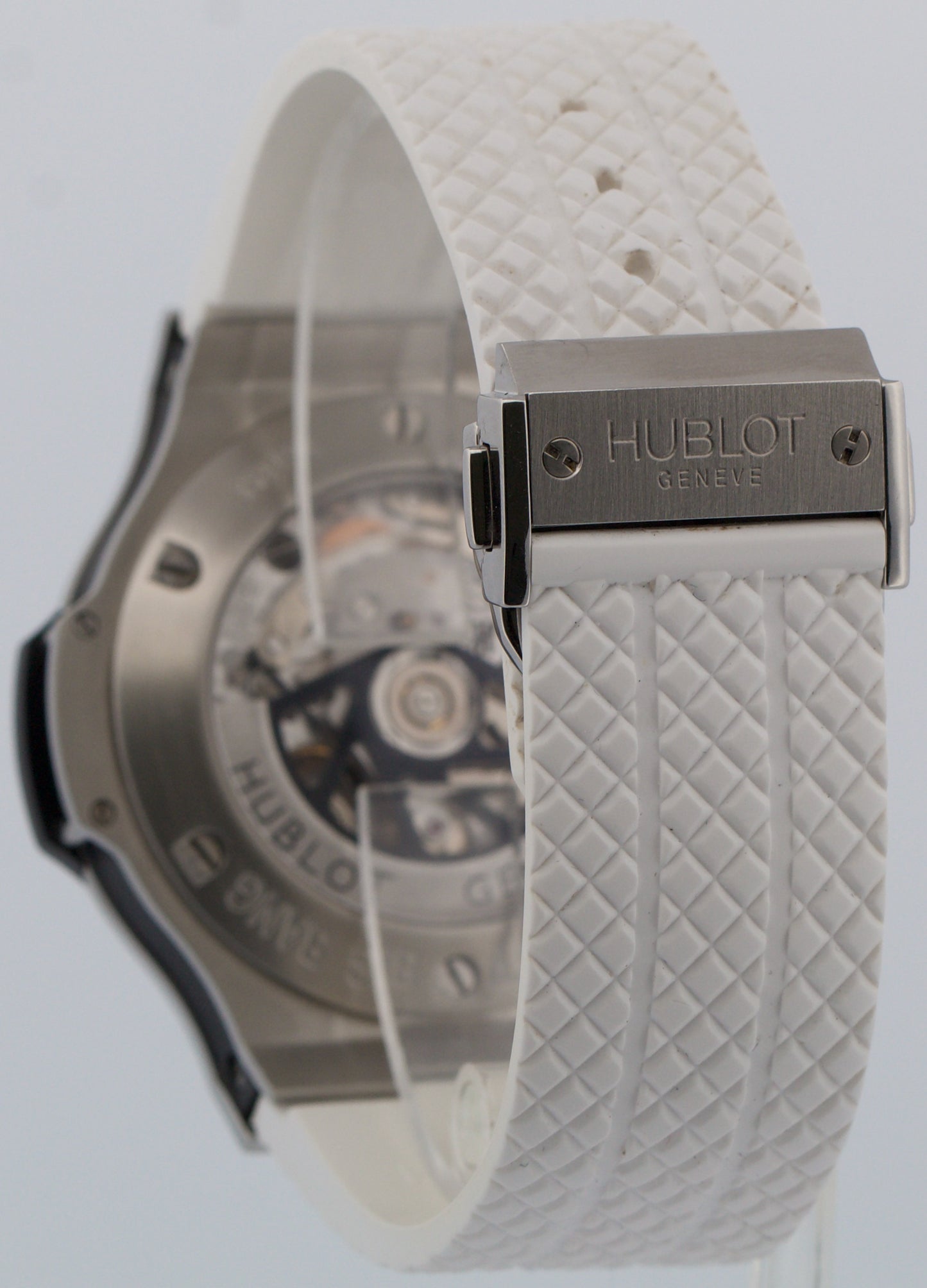 Hublot Big Bang Carbon Steel Ceramic BLACK 44mm White Rubber 301.SB.131.RX