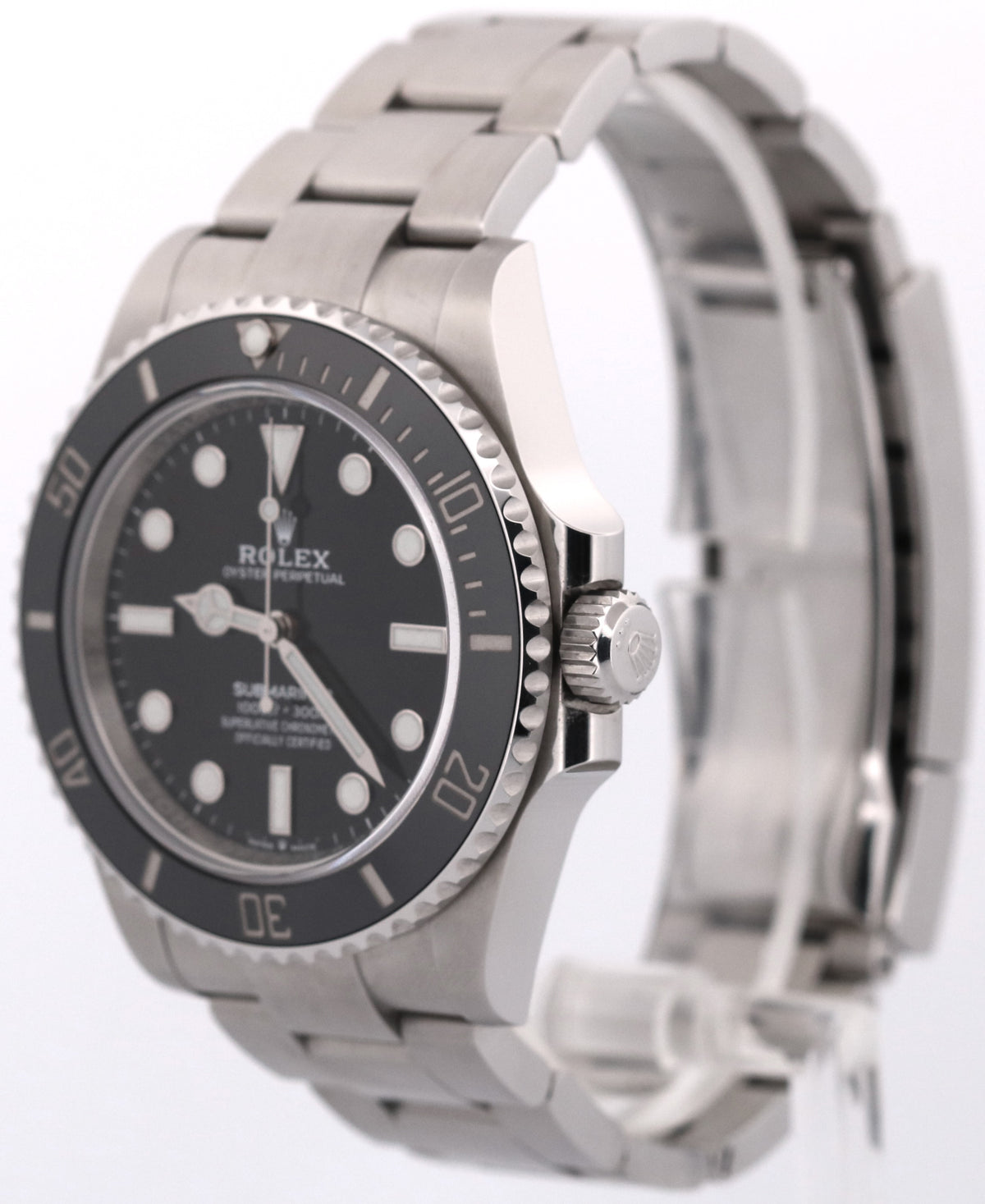 2022 Rolex Submariner No Date 124060 41mm Black Steel Ceramic Watch Box Papers