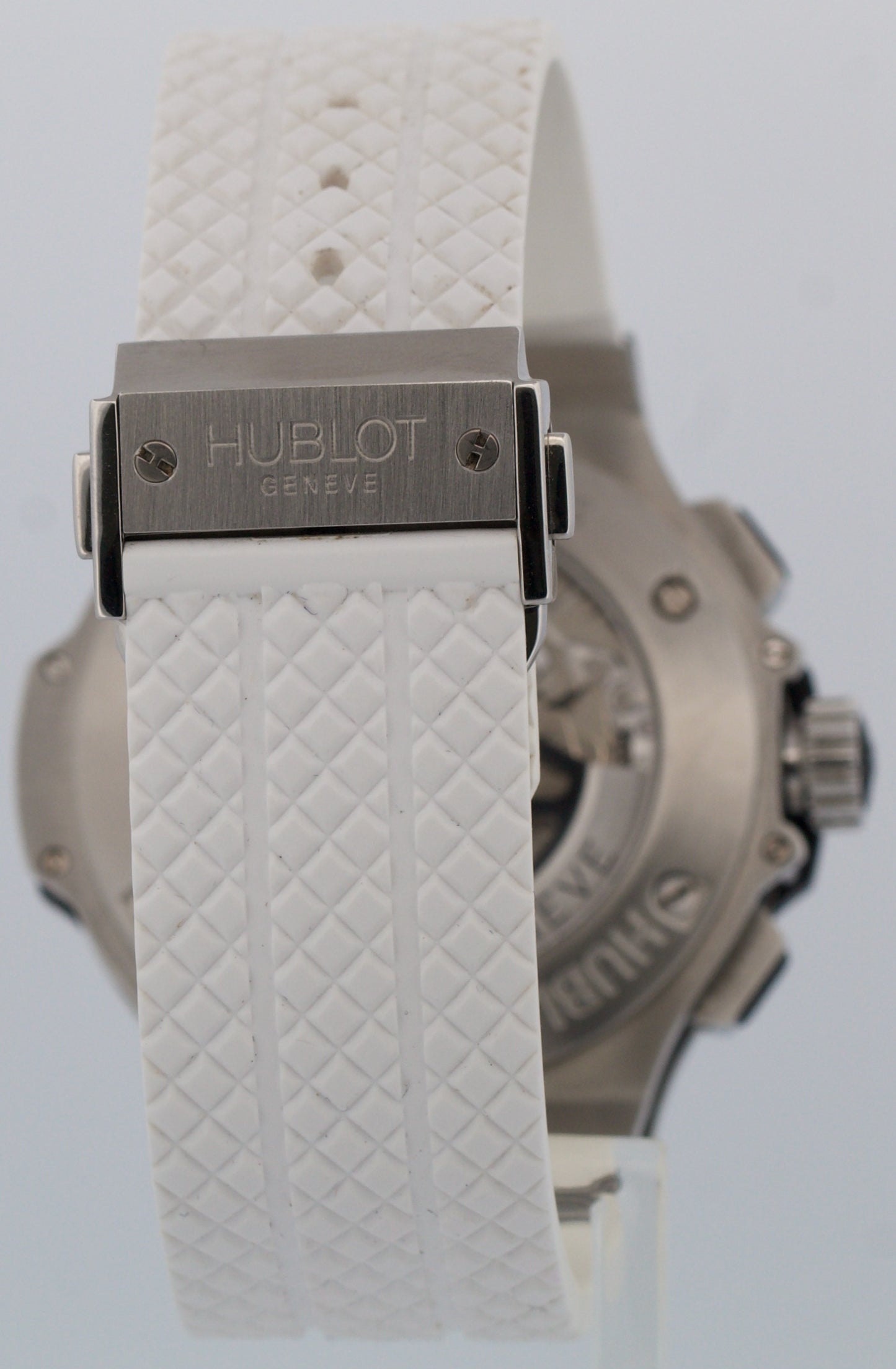 Hublot Big Bang Carbon Steel Ceramic BLACK 44mm White Rubber 301.SB.131.RX